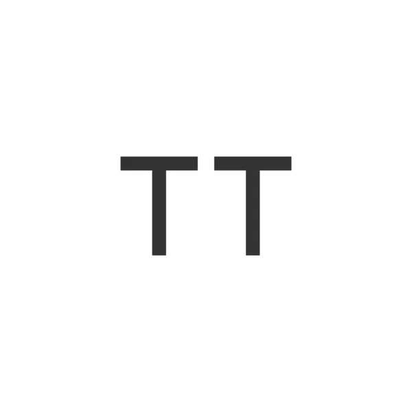 Ikona Textu Izolovaná Bílém Pozadí Symbol Textového Nástroje Moderní Jednoduchý — Stockový vektor