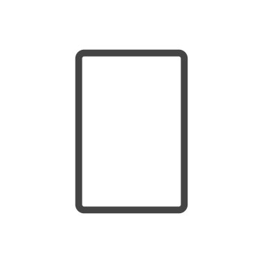 Tablet simgesi. Gadget sembolü modern, basit, vektör, web sitesi tasarımı için simge, mobil uygulama, ui. Vektör İllüstrasyonu
