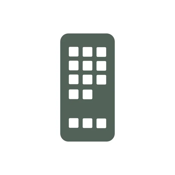 スマートフォンの画面アイコン上のアプリ ガジェットのシンボルは ウェブサイトのデザイン モバイルアプリ Uiのための現代的 シンプルでベクトル アイコン ベクターイラスト — ストックベクタ