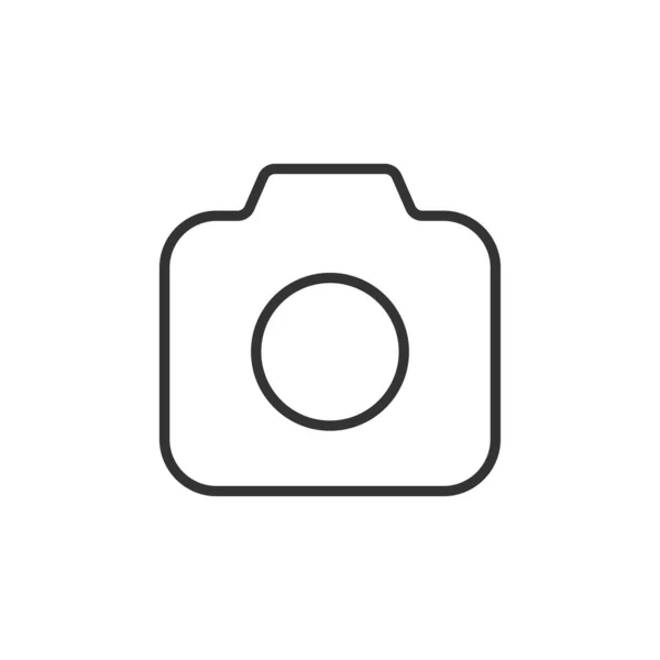 Ícone Câmera Digital Isolado Fundo Branco Símbolo Câmera Moderno Simples — Vetor de Stock