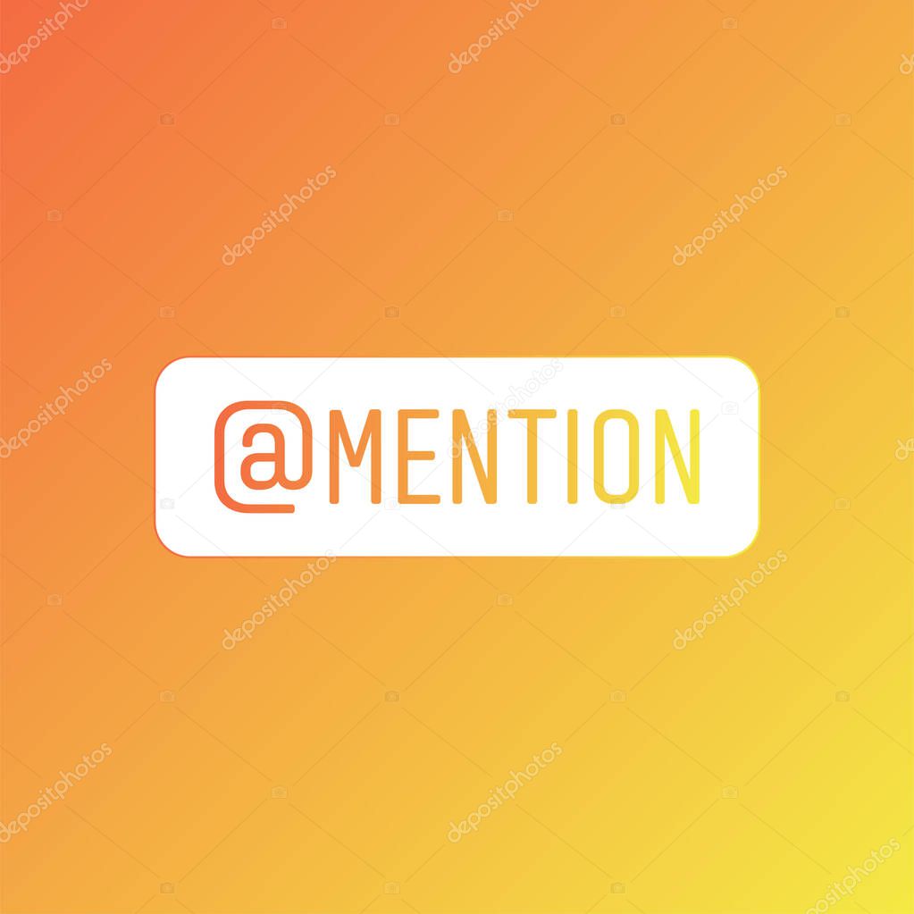Social media frame vector icon