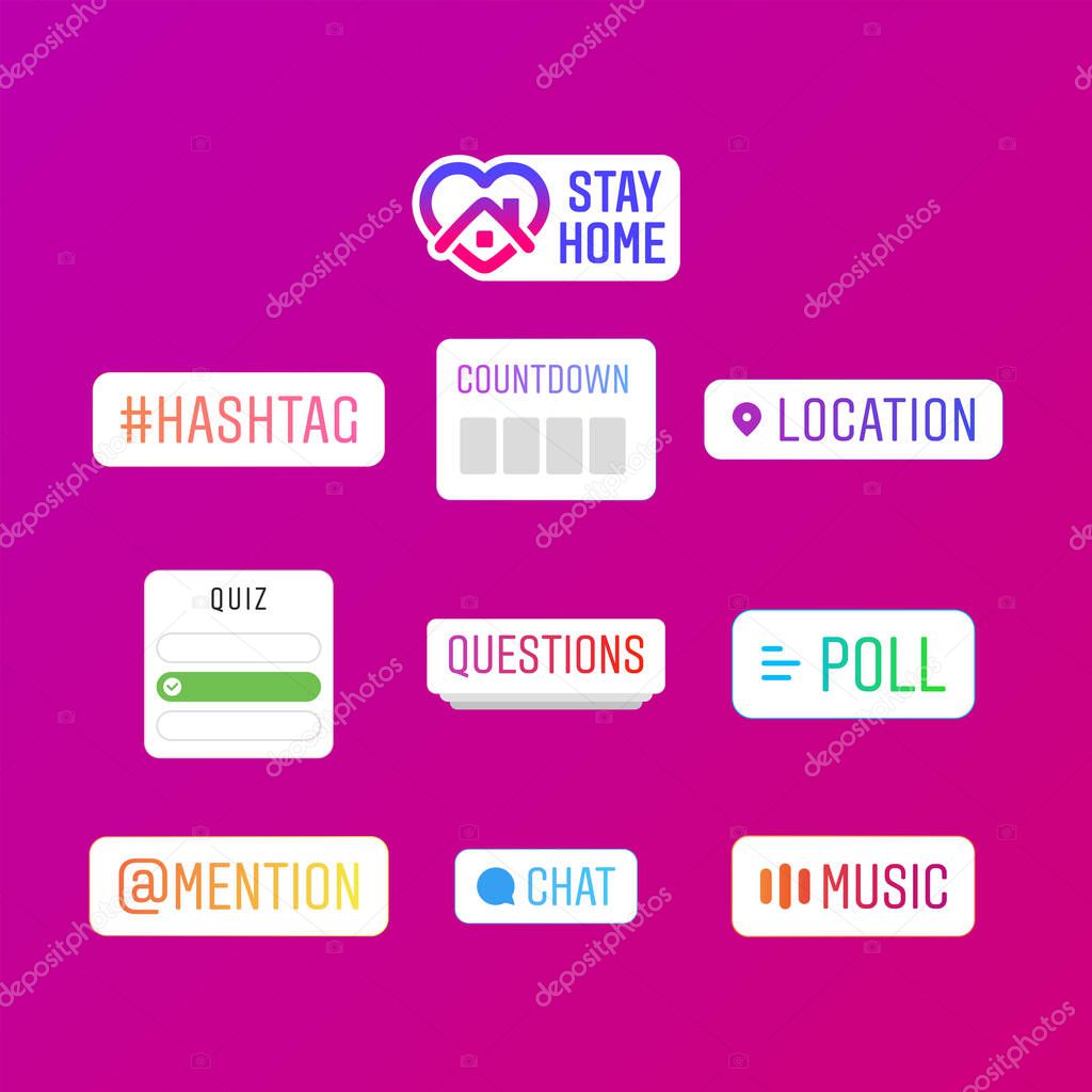 Instagram Story Stickers Vector Illustration Premium Vector In Adobe Illustrator Ai Ai Format Encapsulated Postscript Eps Eps Format Instagram Story Stickers Vector Illustration Premium Vector In Adobe Illustrator Ai Ai Format Encapsulated Postscript Eps Eps Format
