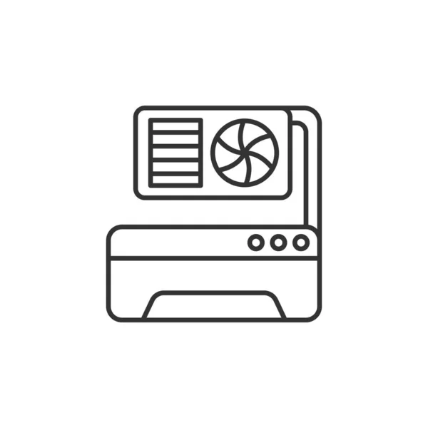 エアコン Vector Icon — ストックベクタ