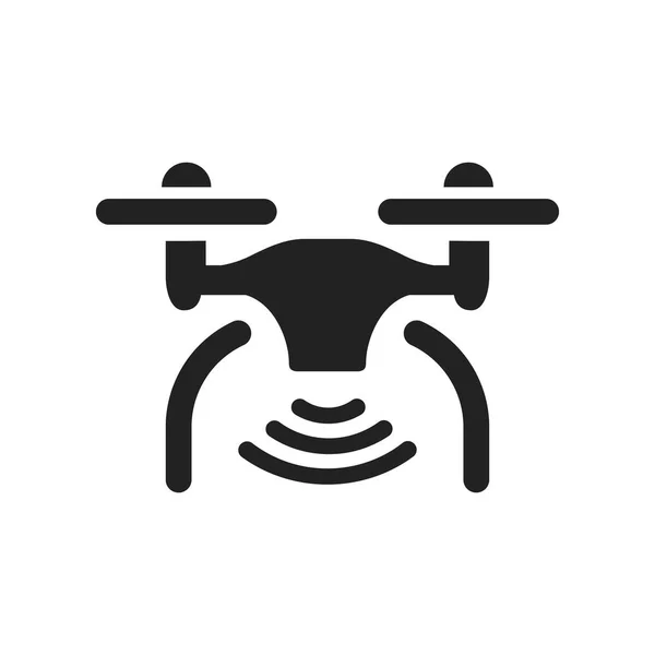 Icône Drone Symbole Quadcopter Moderne Simple Vectoriel Icône Pour Conception — Image vectorielle