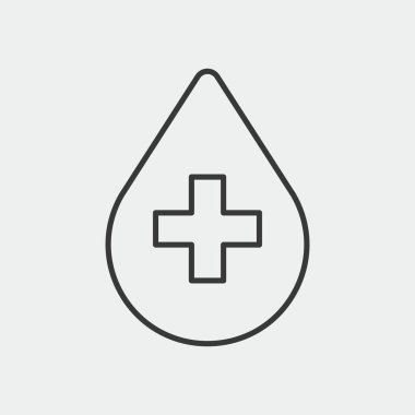 Saflaştırılmış Su Modern Basit Vektör Simgesi