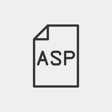 Arkaplanda dosya simgesi izole edildi. Web sitesi tasarımı için modern, basit, vektör, simge, mobil uygulama, ui. Vektör İllüstrasyonu