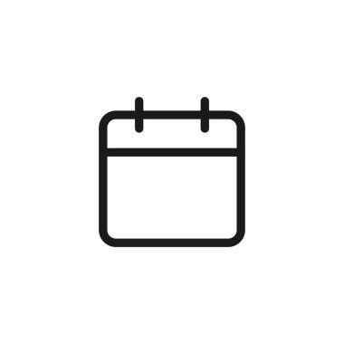 Takvim simgesi. Web sitesi tasarımı için modern, basit, vektör simgesi, mobil uygulama, ui. Vektör İllüstrasyonu