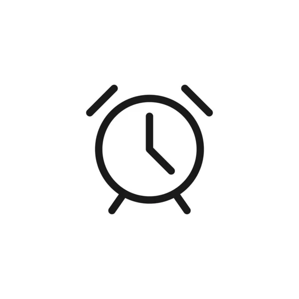 Icono Del Reloj Despertador Ilustración Vectorial — Archivo Imágenes Vectoriales