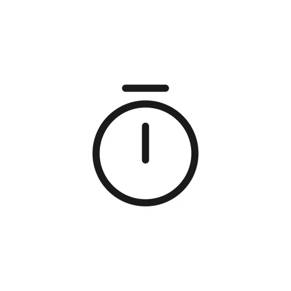 Ikona Stopwatch Symbol Ostateczny Nowoczesny Prosty Wektor Ikona Projektowania Stron — Wektor stockowy