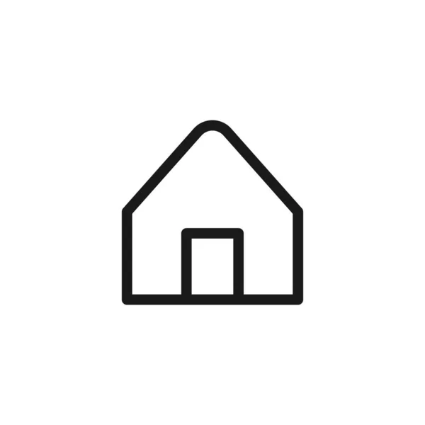 Címlap Ikon Home Szimbólum Modern Egyszerű Vektor Ikon Weboldal Design — Stock Vector