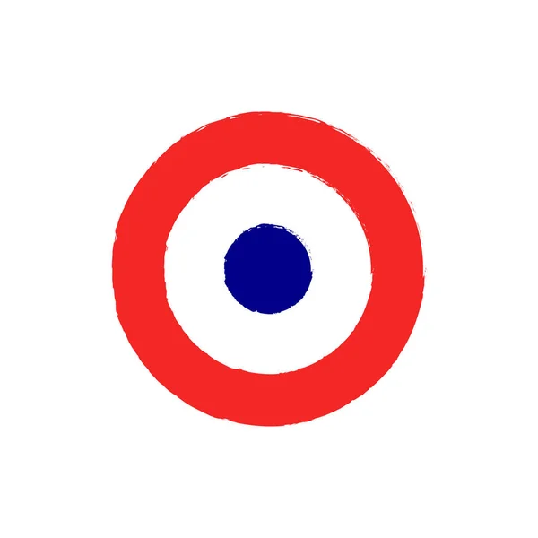 Roundel Dell Aeronautica Francese Simbolo Militare Illustrazione Vettoriale — Vettoriale Stock