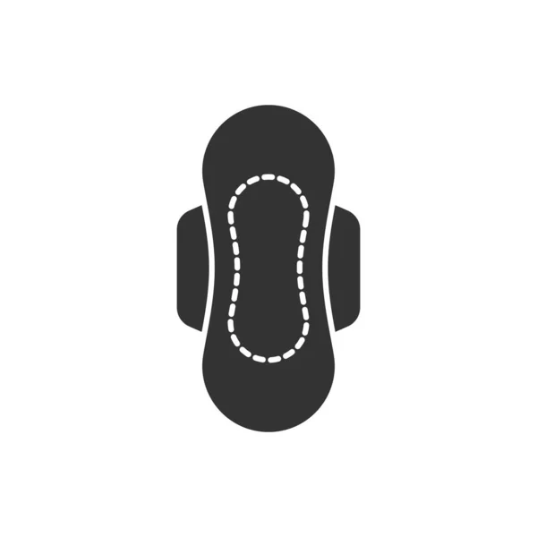Symbol Für Menstruationshygiene Isoliert Auf Weißem Hintergrund Frauen Periode Symbol — Stockvektor