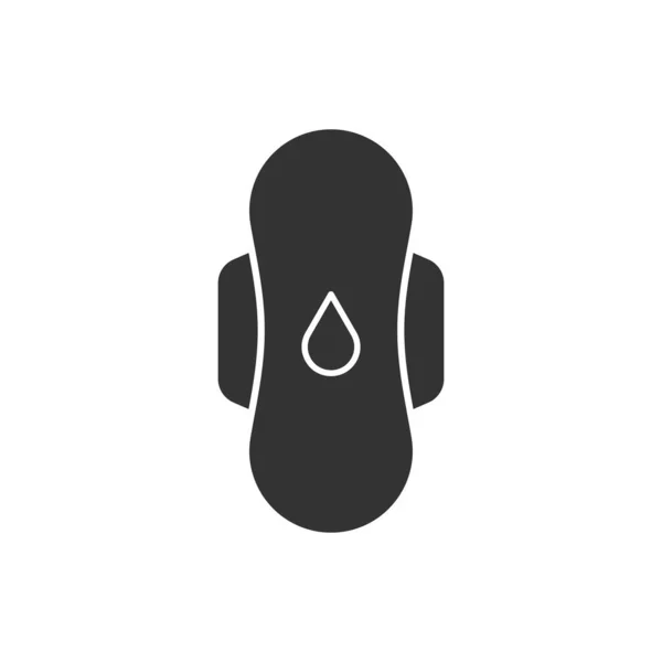衛生パッドのアイコンを1つ 衛生ナプキンシンボルウェブサイトのデザイン モバイルアプリ Uiのための現代的なシンプルなベクトルアイコン ベクターイラスト — ストックベクタ