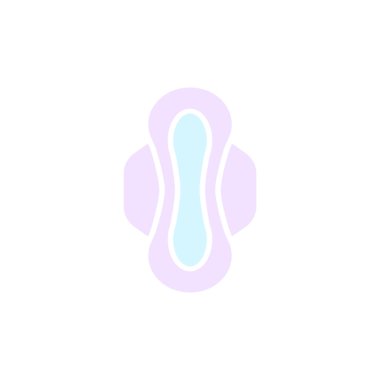 Renkli kadın bloknotu ikonu. Vektör İllüstrasyonu