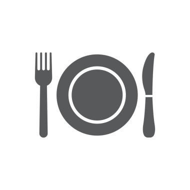 Restoran simgesi sayfa sembolü web sitesi tasarımı Restoran simgesi logo uygulaması UI için. Restoran simgesi Vektör illüstrasyonu EPS10