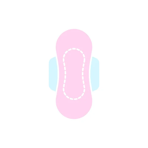 白い背景に隔離された精神衛生パッドのアイコン 女性の期間シンボルウェブサイトのデザイン モバイルアプリ Uiのための現代的なシンプルなベクトルアイコン ベクターイラスト — ストックベクタ
