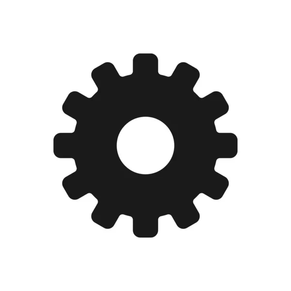 Gear Icon Settings Symbol Modern Simple Vector Icon Website Design — Stock Vector