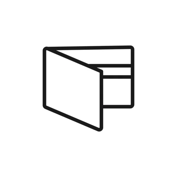Icône Portefeuille Symbole Achat Moderne Simple Vectoriel Icône Pour Conception — Image vectorielle