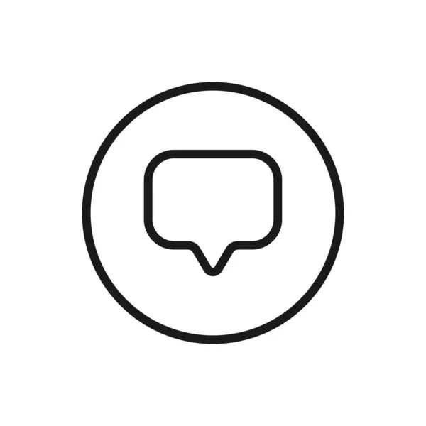 Значок Речевого Пузыря Символ Chat Современный Простой Векторный Значок Дизайна — стоковый вектор