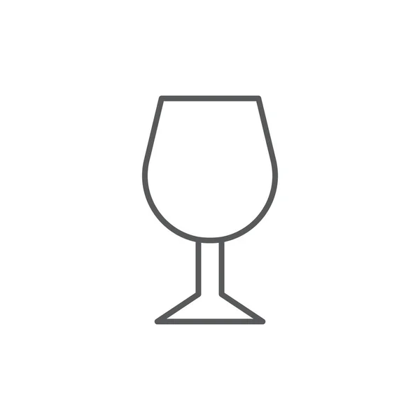 ガラスのアイコン 飲料シンボル シンプルで ベクトル ウェブサイトのデザイン モバイルアプリ Uiのためのアイコン近代的な ベクターイラスト — ストックベクタ