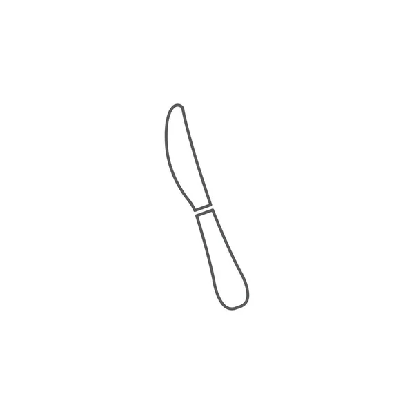 Ikona Noża Symbol Cutler Nowoczesny Prosty Wektor Ikona Projektowania Stron — Wektor stockowy