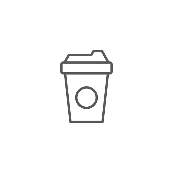 Coffee Icon Hot Drink Symbol Modern Simple Vector Icon Website — Stock Vector