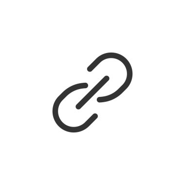 Bağlantı simgesi. Web sitesi tasarımı için modern, basit, vektör, simge, mobil uygulama, ui. Vektör İllüstrasyonu