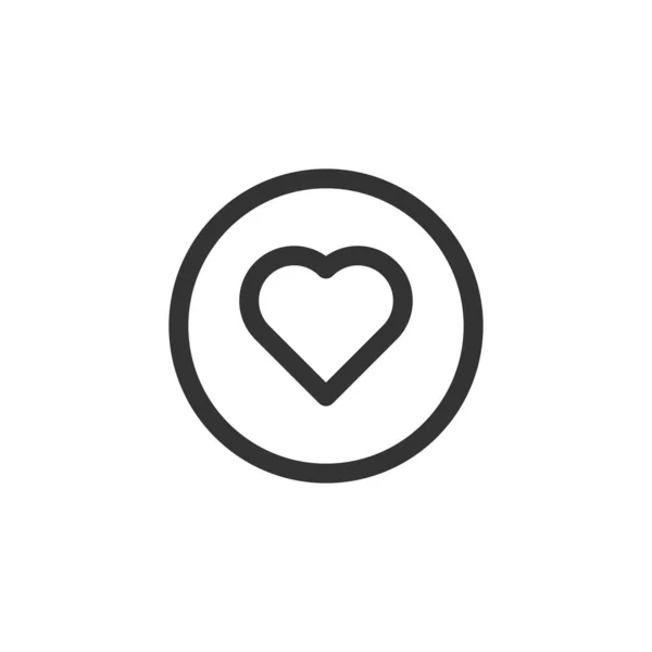 Icône Cardiaque Symbole Amour Moderne Simple Vectoriel Icône Pour Conception — Image vectorielle