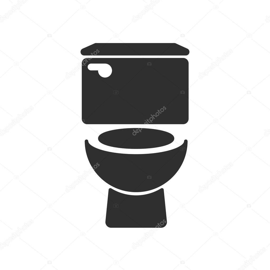 Toilet icon. WC symbol modern, simple, vector, icon for website design, mobile app, ui. Vector Illustration