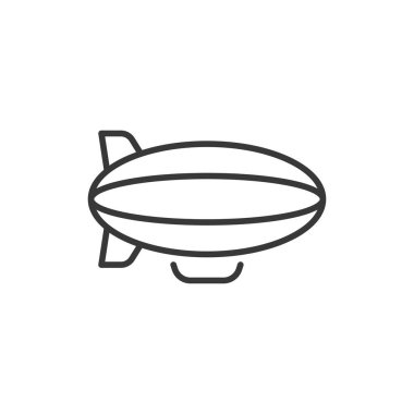 Hava Gemisi Modern Basit Vektör Simgesi