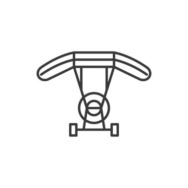 Güçlü Paraşüt Modern Basit Vektör Simgesi