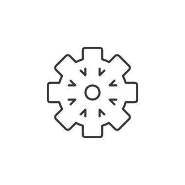 Vites simgesi. Web sitesi tasarımı için modern, basit, vektör simgesi ayarlanıyor, mobil uygulama, ui. Vektör İllüstrasyonu