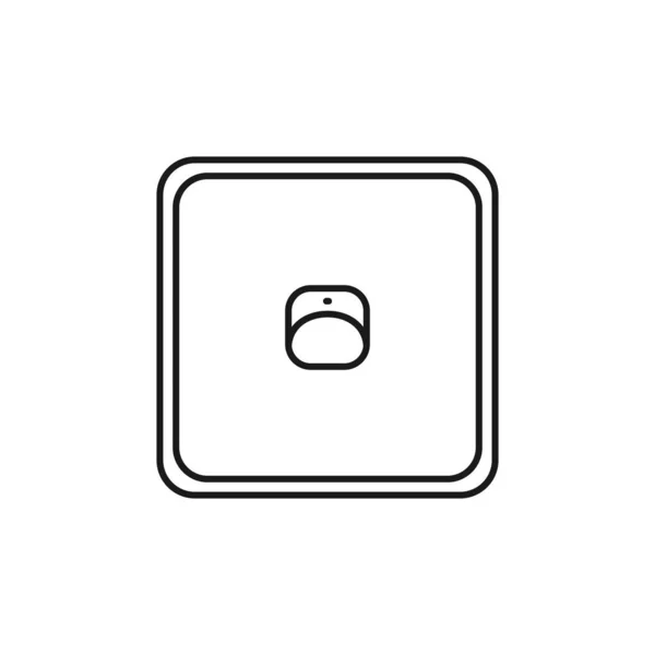Light Switch Icon Switch Symbol Modern Simple Vector Icon Website — Stock Vector