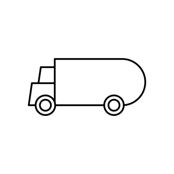 Icône Camion Symbole Camion Moderne Simple Vectoriel Icône Pour Conception — Image vectorielle