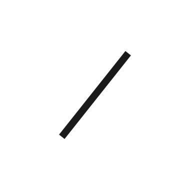 Kesik simgesi. İnternet sitesi tasarımı için modern, basit, vektör, simge, mobil uygulama, ui. Vektör İllüstrasyonu