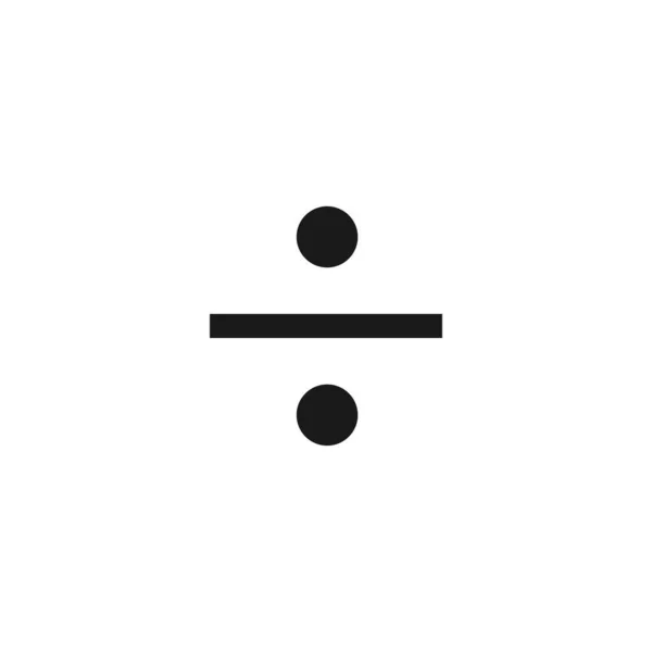 Ikona Sekcji Symbol Matematyki Nowoczesny Prosty Wektor Ikona Projektowania Stron — Wektor stockowy