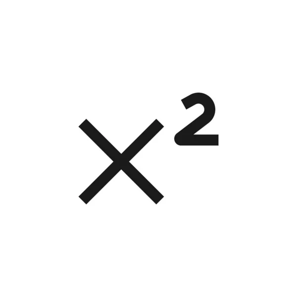 Icona Quadrata Simbolo Matematica Moderno Semplice Vettore Icona Progettazione Siti — Vettoriale Stock
