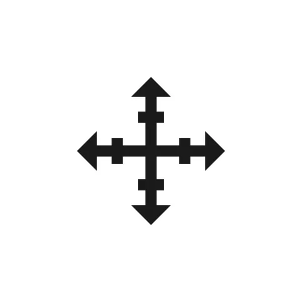 Ikona Współrzędnych Symbol Matematyki Nowoczesny Prosty Wektor Ikona Projektowania Stron — Wektor stockowy