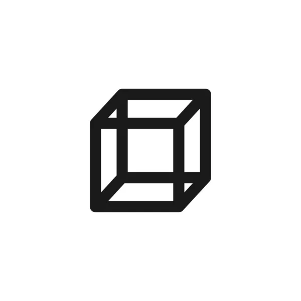 Значок Прямоугольника Математический Символ Современный Простой Векторный Значок Дизайна Сайта — стоковый вектор