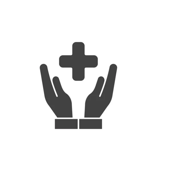 Значок Медицинской Поддержки Символ Помощи Современный Простой Векторный Значок Дизайна — стоковый вектор