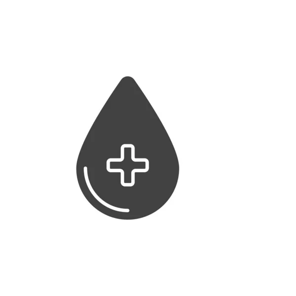 Drop Symbol Blutsymbol Modern Einfach Vektor Symbol Für Website Design — Stockvektor