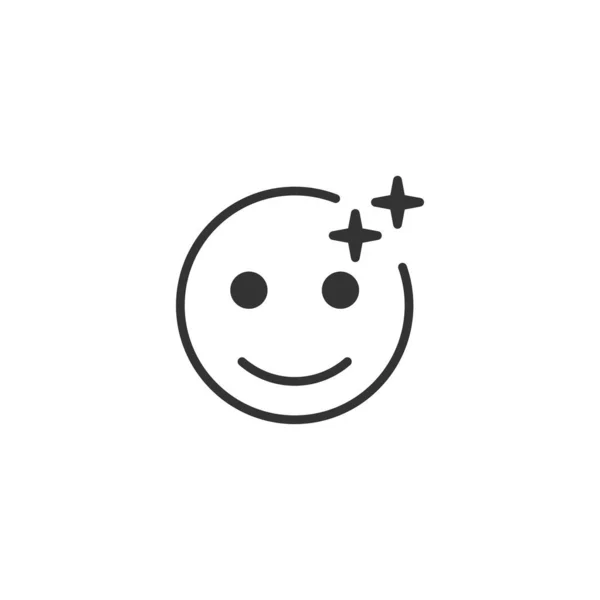 Dodaj Ikonę Emoji Filtrującą Media Społecznościowe Filtr Symbol Nowoczesny Prosty — Wektor stockowy