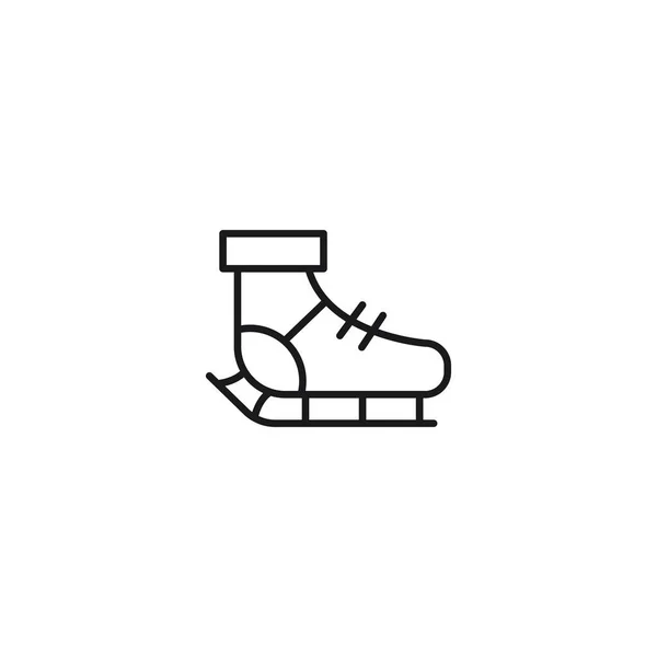 Patinaje Sobre Hielo Moderno Simple Vector Icono Para Diseño Sitios — Vector de stock