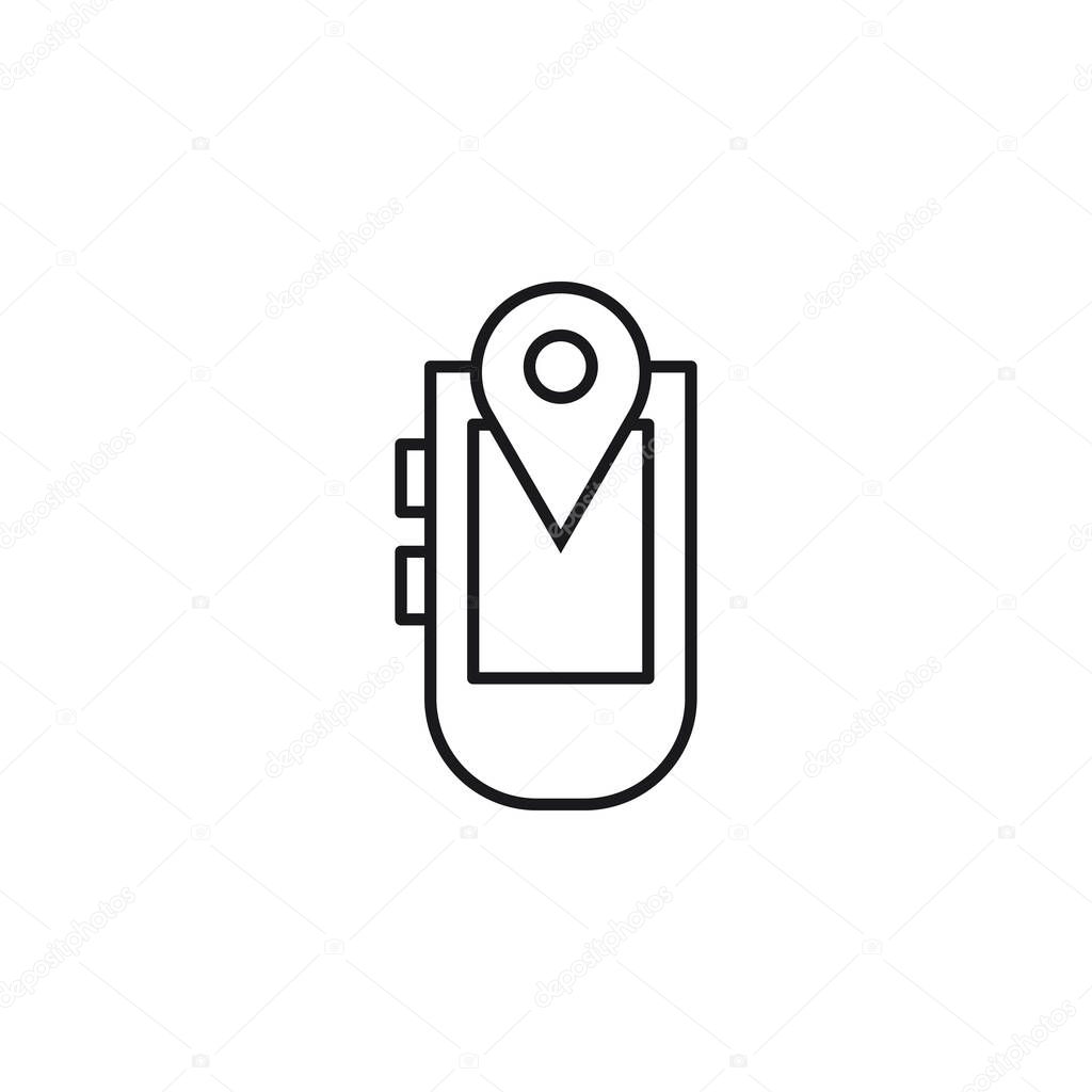 Geocaching icon. Navigation symbol modern, simple, vector, icon for website design, mobile app, ui. Vector Illustration