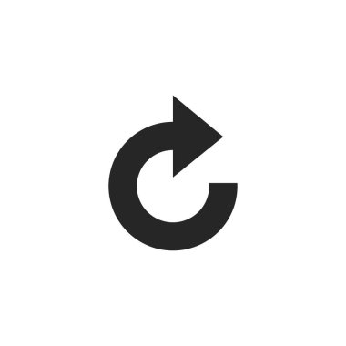 Simgeyi yinele. Vektör İllüstrasyonu