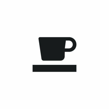Kahve molası ikonu. Vektör İllüstrasyonu
