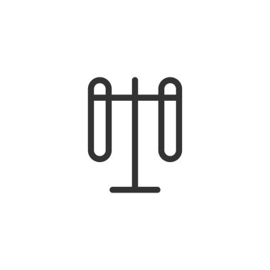 Test tüpü simgesi. İnternet sitesi tasarımı için modern, basit, vektör, simge, mobil uygulama, ui. Vektör İllüstrasyonu