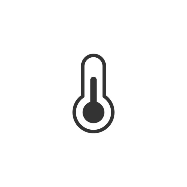 温度計ベクトルアイコン 温度シンボルは ウェブサイトのデザイン モバイルアプリ Uiのための現代的 シンプルでベクトル アイコン ベクターイラスト — ストックベクタ