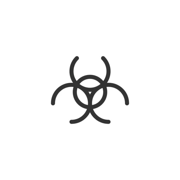 Икона Опасности Символ Предосторожности Современный Простой Векторный Значок Дизайна Сайта — стоковый вектор