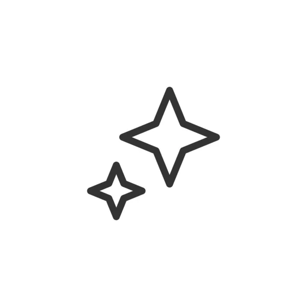Stars Icon Shooting Star Symbol Modern Simple Vector Icon Website — Stock Vector